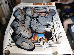 PÓSTER VINTAGE 1977 DC COMICS SUPER HERO APE WALLBUSTERS RECORTADO WALL BUSTERS - Imagen 1 de 10