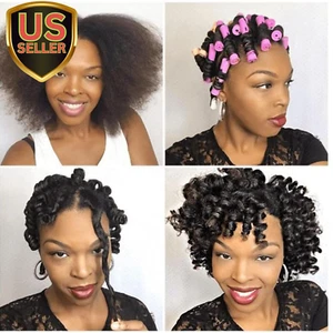 Perm Rods Set for Natural Hair, 40Pcs Plastic Cold Wave Rods, Heatless Permin... - Picture 1 of 7