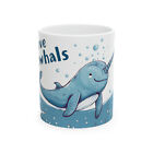 Enchanted Narwhal Bliss Ocean Fantasy Coffee Ceramic Mug 11oz