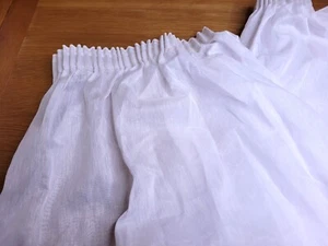 John Lewis MTM W132 x D204cm Pair Voiles Curtains, White - Picture 1 of 5