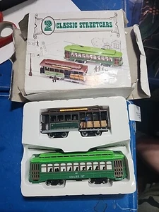 Desire & Powell Mason St 2 Classic Streetcars San Francisco Trolley HO scale - Picture 1 of 3