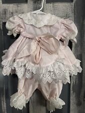 Vintage 2pc. Set 9 -12 Mnth Baby Dress W/ Bloomers Pink Love My Fancy brand