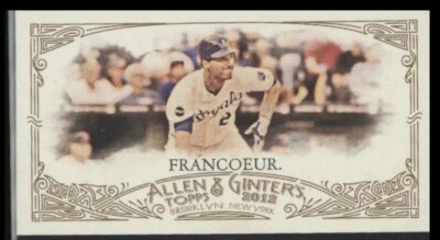 2012 Topps Allen & Ginter Mini A & G Back Jeff Francoeur #162 Kansas City Royals - Image 1 of 2