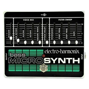 Electro-Harmonix EHX Bass Micro Synth Bass Guitar Synthesizer Pedal - Picture 1 of 7