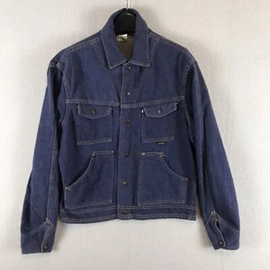 Vintage JB Goohue Workwear Sanforized Denim Jacket Size 40 Made Canada Rare - Picture 1 of 18