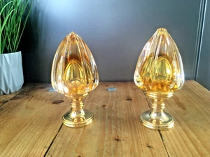 1 TOP QUALITY BALDI 60'S ITALIAN CRYSTAL BRONZE MURANO STYLE DOOR KNOB HANDLE - Picture 1 of 23