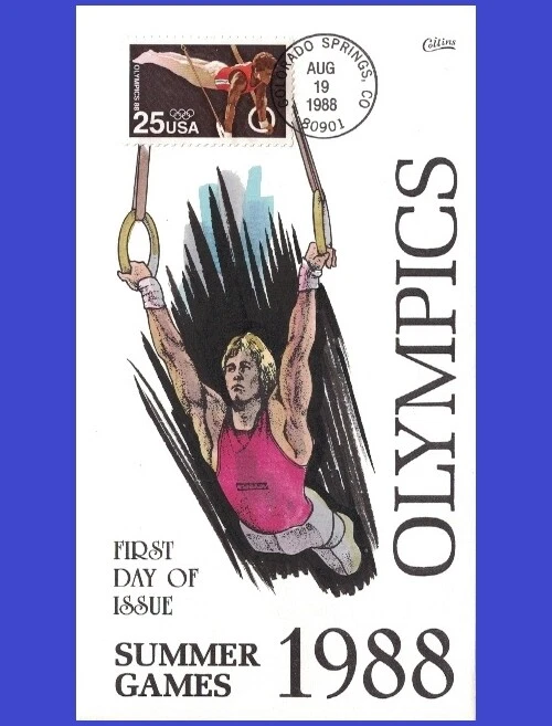 USA1 #2380 U/A COLLINS HAND PAINTED FDC Combo3  Summer Olympics Seoul Korea - Image 1 of 1