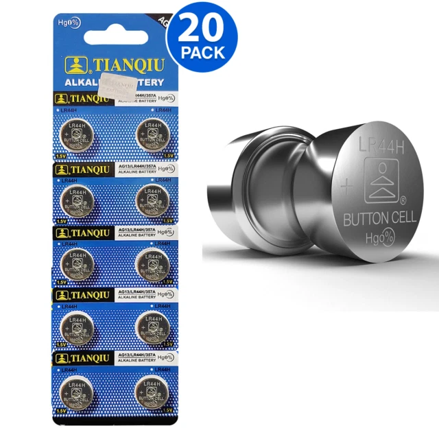 Tianqiu LR44 Alkaline Button Cell Battery - 20 pack - Image 1 of 1