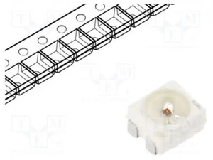 ED 3,5x2,8x1,9mm gelb 120° 1120÷2240mcd SMD 3528,PCC4 50mA Y E6SF-AABA-46-1 - Bild 1 von 2