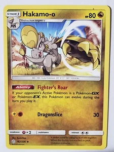 Hakamo-o 162/236 PL - B2G1F Cosmic Eclipse Pokemon Card - $2 Combined Shipping - Picture 1 of 2