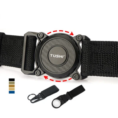 Cinturón táctico para hombre aleación de zinc hebilla de liberación rápida cinturón militar pantalón cinturón Foto 1 de 4