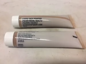2 Vintage Mary Kay Loose Face Powder "EBONY" .6 Oz Demo Tubes - 1.2 Oz Total - Picture 1 of 4