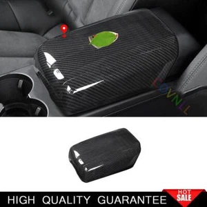 For Porsche Macan 2015-2021 Carbon Fiber Central Console Armrest Box Cover Trim - Picture 1 of 6
