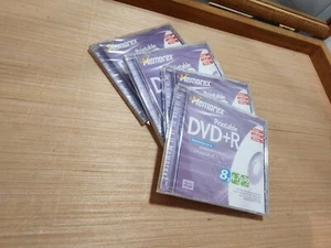 Memorex Printable DVD+R 4.7GB 120min LOT! (4) SEALED Recordable - Picture 1 of 6