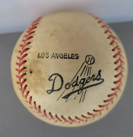 Vintage Goodrich Horsehide Los Angeles Dodgers Baseball Cork Center Japan Cover