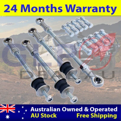 Front & Rear Adjustable Extended Sway Bar Link for Nissan Patrol GU Y61 2-8 lift - image 1 of 2