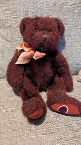 RUSS Berrie MINX Sammlerstück saphirfarbener Teddybär Plüschtier Kuscheltier - Bild 1 von 6