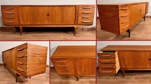 Mid Century Danish Sideboard by Johannes Anderson Teak 60s Server - Picture 1 of 16