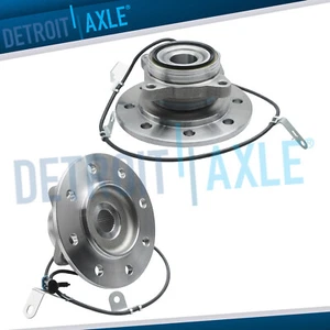 4WD Front Wheel Bearing Hub Set w/ABS for 1996-2000 Chevy GMC K1500 K2500 K3500 - Picture 1 of 10