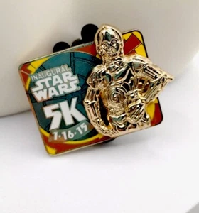Disney Pin 2015 LR Star Wars 5k Inaugural Half Marathon Weekend C-3PO Collectors - Picture 1 of 3