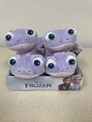 4 pieces Disney Frozen II Bruni The Fire Spirit Salamander 9" Purple Mini Plush - Image 1 of 3