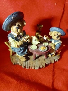 Boyd's Bear Vintage Resin Catherine and Caitlin Berriweather Friends of Boyds - Bild 1 von 2