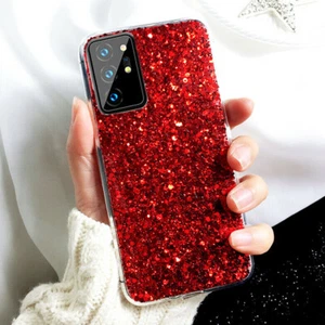 For Samsung Galaxy S25 S24 S23 S22 S21 S20S9 Shockproof Bling Glitter Phone Case - Picture 1 of 14