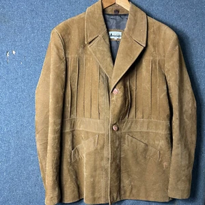 Vintage 1990s Bentley Blazer Women 42 size Jacke Brown Suede casual outdoor - Picture 1 of 7