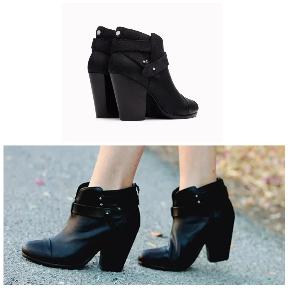 Bota Rag & Bone Harrow nueva en caja $495 en cont negra talla: EU35 (US:5) Foto 1 de 4