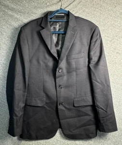 Vitale Barberis Canonico Blazer 52 Black Virgin Wool De Curtis 1961 Tessuto 2 - Picture 1 of 13