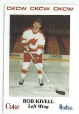 1985-86 Moncton Golden Flames (AHL) Rob Kivell