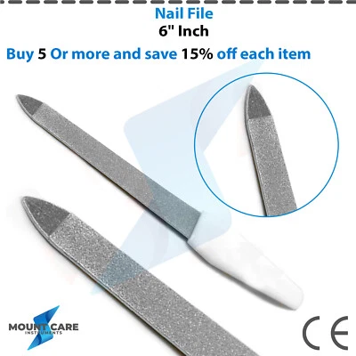 Lima de uñas profesional de doble cara arte en polvo diamante lima de uñas manicura Foto 1 de 3