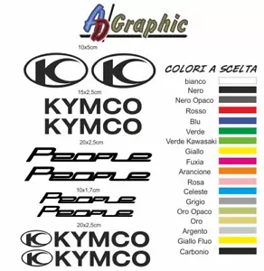 kit adesivi adesivo Stickers sticker compatibile con kymco people tipo2 - Foto 1 di 2