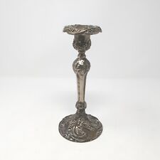 Vintage 8.5 in GODINGER Silver Candle Sick Holder / Grapevine Design Ornate