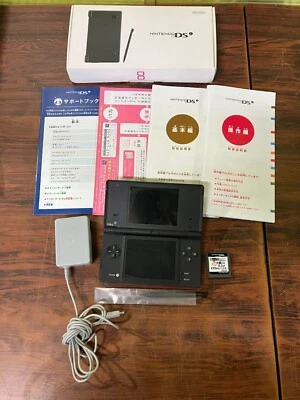 Nintendo DSi Handheld Game Console Black TWL-001 Tested W/ Box from Japan F724MI - Image 1 of 4