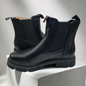 Dream Pairs Chelsea Boots Damen Schwarz – Stylische Stiefeletten mit... - Bild 1 von 13