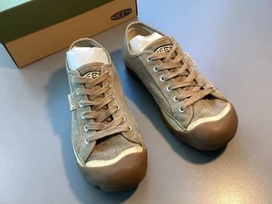 Keen Coronado Sneakers Women’s 9.5 Brindle Tan Canvas Excellent - Picture 1 of 11