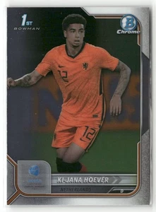 2022 Bowman Chrome Road to UEFA U21 Euros #68 Ki-Jana Hoever - Picture 1 of 2