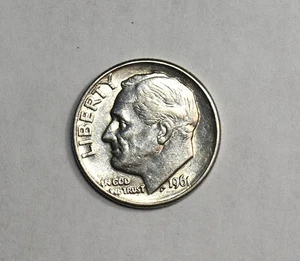 1964 D Siver Dime Multi Error Specimen Doubling, Die Cracks, Mint Fatigue XF-AU - Picture 1 of 24