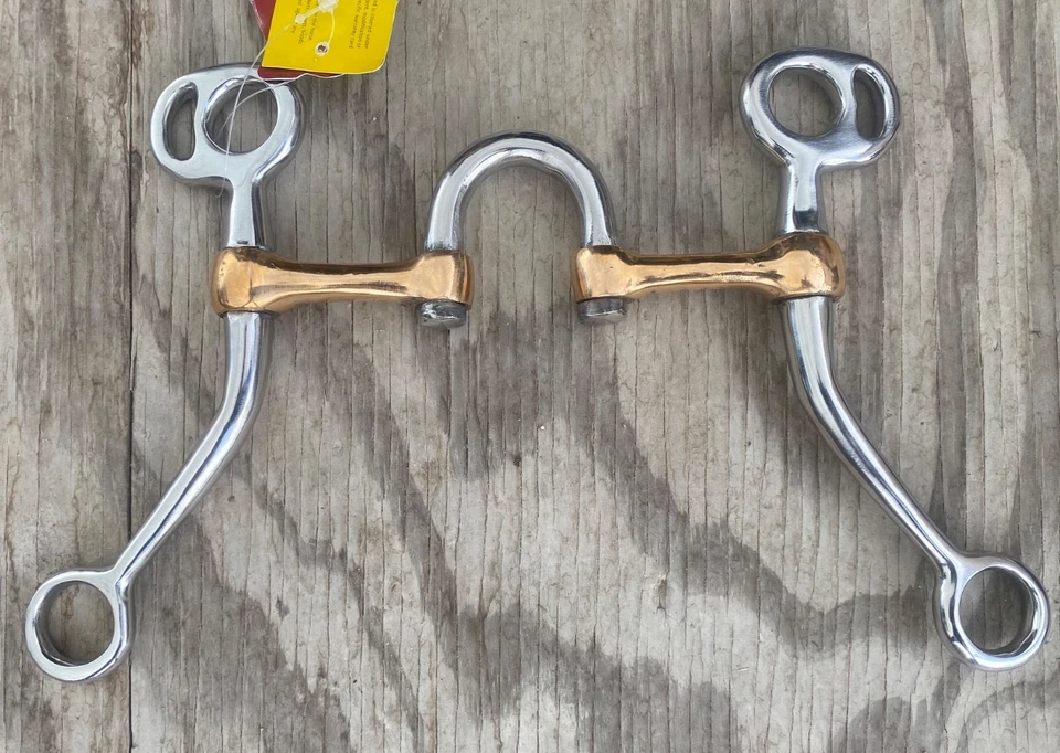 Showman Stainless Steel 5.5 U Port Medium Correction Bit Copper & Swivel 28-1168