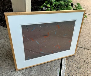 Ernest Posey Abstract Expressionist Signed Print Painting "Free Fall" #32/80 - Picture 1 of 22