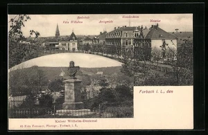 CPA Forbach i. L., Kaiser Wilhelm-monument, Realschule, Kreisdirektion - Picture 1 of 2