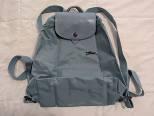Zaino Longchamp autentico blu grigio mai usato - Foto 1 di 10