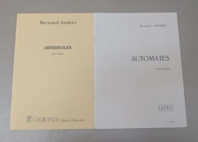 Bernard Andres Automates & Absidioles Pour Harp Sheet Music - Image 1 of 4