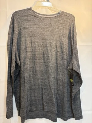 Camisa gris manga larga absorbente de humedad Athletic Works para hombre talla 3XL (54-56) Foto 1 de 4