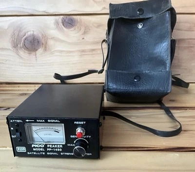 Vtg Pico Peaker Model PP-1450 Satellite Signal Strength Meter With Case - Image 1 of 4