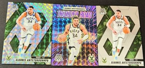 2024-25 Mosaic Reactive Purple /175 Prizm Thunder Road Giannis Antetokounmpo #9 - Picture 1 of 2