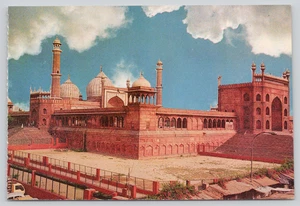 Postcard Jama Masjid New Delhi India - Mosque - Picture 1 of 2