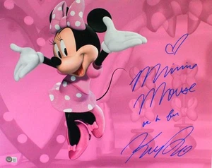 Kaitlyn Robrock Signed Minnie Mouse 16x20 w/Insc.-Beckett W Hologram *Blue - Picture 1 of 7