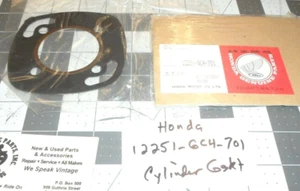 HONDA CR80R 12251-GC4-701 CYLINDER HEAD GASKET NOS 1 QUANTITY OEM FREE SHIPPING - Picture 1 of 1